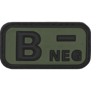 Nášivka Nášivka 3D PVC B- NEG bojová