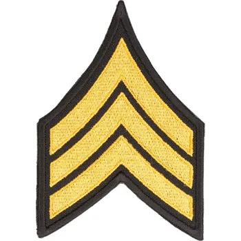 Nášivka Nášivka hodnost US seržant barevná VELCRO