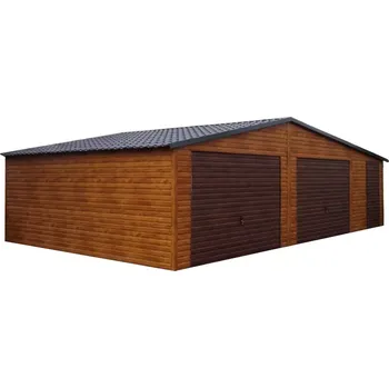 Přístřešek na auto 3D. Plechová garáž 10 x 6