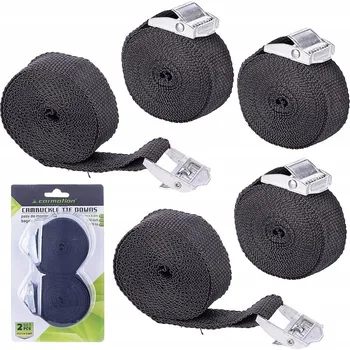 autokoberec 5x POPRUH NA ZAVAZADLA s přezkou 25mm 3,5M 400KG