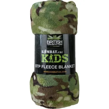 Dětská deka Dětská maskáčová deka fleece multicam KOMBAT