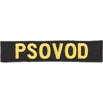 Nášivka Nášivka PSOVOD plátek barevná VELCRO