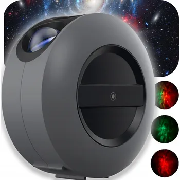 Dětské svítidlo OdSerca Projektor noční oblohy šedá