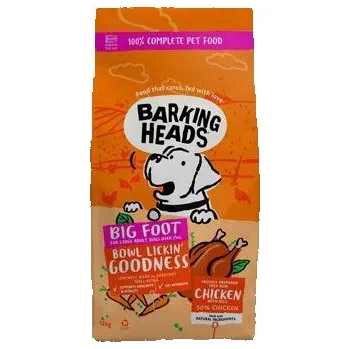 Krmivo pro psa BARKING HEADS Big Foot Bowl Lickin Good Chick 12kg