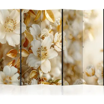 Paraván Dekorační paraván jednostranný, zástěna, dělící stěna 225x172 Květiny Glamour