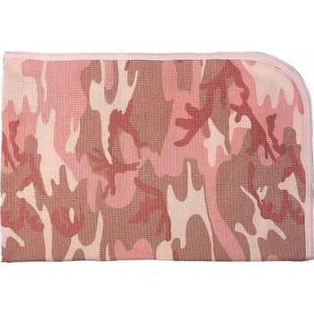 Dětská deka Kojenecká maskáčová deka zavinovačka PINK CAMO