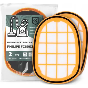 Vysavač 2x FILTR do VYSAVAČE Philips FC6902 Vzduchový Pěnový PRO MOKRÉ A SUCHÉ vysávání EM-W
