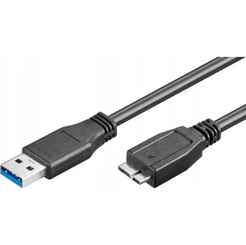 Datový kabel Kabel Goobay USB - microUSB typ B 1 m černý