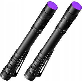 Bezpečnostní kamera UV Svítilna Tester Detektor XPE LED 2ks Taktická Hliníková Vodotěsná