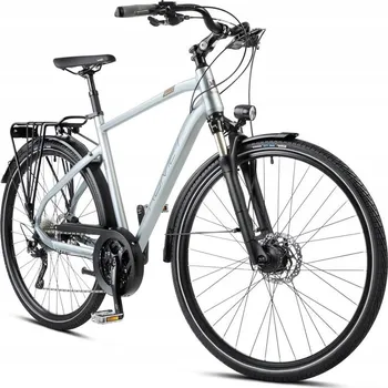 Trekingové kolo Romet Wagant 9, rám 21 palců, kola 28", šedé