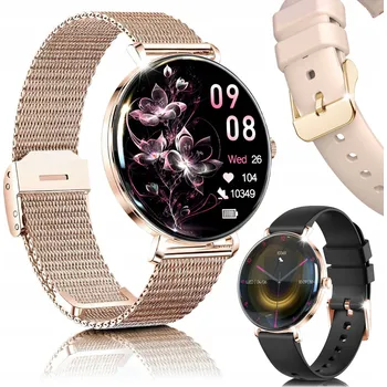 Hodinky Chytré Hodinky JG Smart Chytré Hodinky PRESTIGE PRO ŽENY zlaté