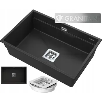 Granitový dřez Jednokomorový granitový dřez Granitan EPIR černý