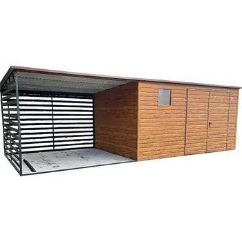 Zahradní stavba Zahradní domek 7×4 s kůlnou 7 x 4 m hnědý