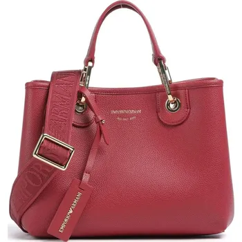 Kabelka Emporio Armani střední kabelka s pouzdrem tmavě červená + doprava zdarma