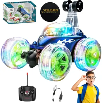 RC model auta DÁLKOVĚ OVLÁDANÉ AUTO TWISTER AKROBAT RC USB MODRÉ +3