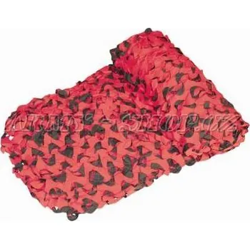 Krycí plachta Síť maskovací CRAZY Red Camo