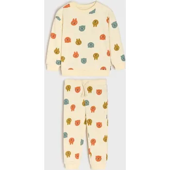 Chlapecké tričko Sinsay - Žerzejová souprava - béžová - 579EM-02X - 579EM-02X-98