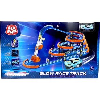 autodráha Elefun Svítící závodní dráha 554 cm