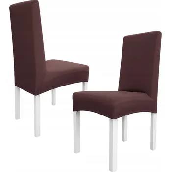 Potah na židli Hnědý potah na židli