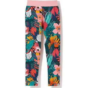 Dívčí legíny TuSzyte dětské legíny dlouhé klasické bavlna růžové velikost 122