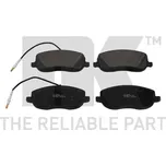 Sada brzdových destiček, kotoučová brzda NK 221952