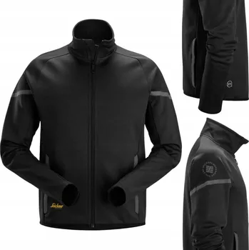 Pánská pracovní přechodová fleecová bunda Snickers 8051 černá XS