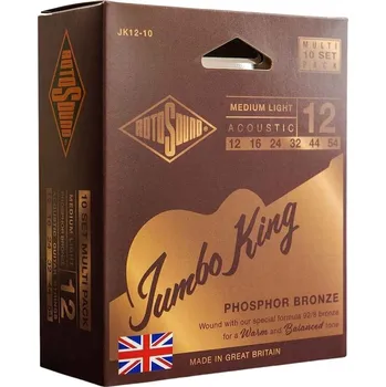 Struna pro kytaru a smyčcový nástroj Rotosound JK12-10 Struny pro akustickou kytaru