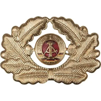 Odznak čepicový orig NVA důstojnický zlatý