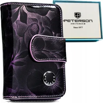 Peněženka Peterson dámská peněženka z pravé kůže fialová PTN PS115-FDS PURPLE - pro ženy