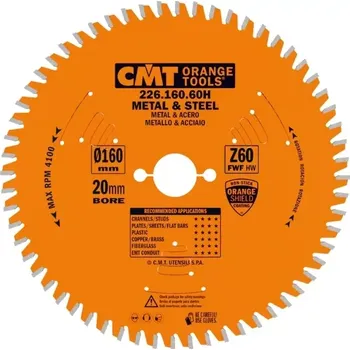 Pilový kotouč Pilový kotouč na železo - D190x2 d30+20 Z64 HW, - 226.190.64M, CMT Orange Industrial