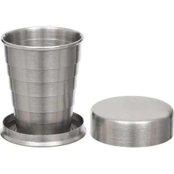 Kempingové nádobí Nerezový skládací pohárek 40ml