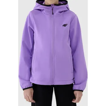 Dívčí bunda Dětská bunda 4F Softshell jacket F373 Dětská velikost: 128 / Barva: fialová