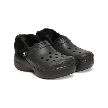 Pánská obuv Crocs Nazouváky Classic Platform Fuzz Lined Clog 212854 Černá 37_38
