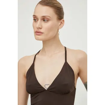 Top Samsoe Samsoe SAFAYE dámský, hnědá barva, F10000008 89X, vel. L