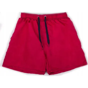 Pánské kraťasy Pánské plavkové šortky na pláž bordó M YOCLUB