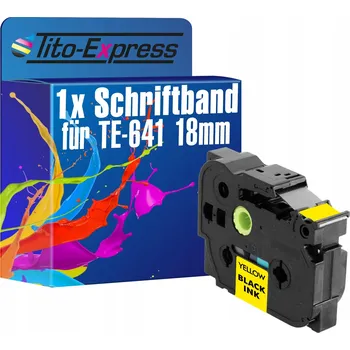Pásek do tiskárny Páska do tiskárny BROTHER TZ-641 18mm 8m TZe-641 žlutá
