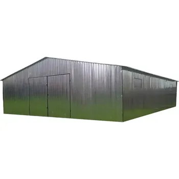 Přístřešek na auto 29. Plechová garáž 8 x 10 m