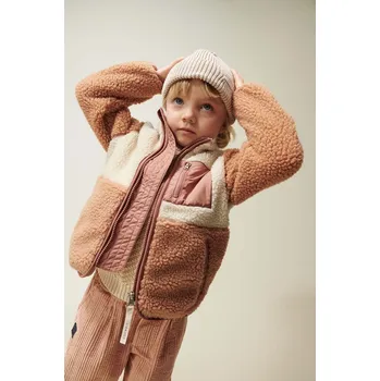 Chlapecká bunda Dětská fleecová bunda Liewood Nolan Pile LW19877.G růžová 39X, vel. 110