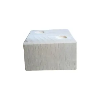 Vrták Buková noha přírodní kostka 50x50 mm, výška 30 mm