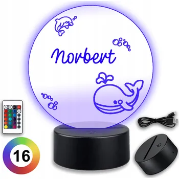 Lampička Noční lampa Koala Wood, vícebarevná