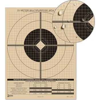 Terč na sportovní střelbu Terč voděodolný MULTIPURPOSE nastřelovací 25 metrů