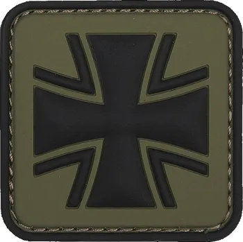 Nášivka Nášivka GERMAN CROSS green velcro 3D PVC