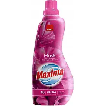 Aviváž SANO Maxima Koncentrovaná Tekutá aviváž na prádlo 1 L (40 praní) Musk