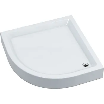 Sprchová vanička SPRCHOVÁ VANIČKA ČTVRTKRUHOVÁ 80X80X16 AKRYLÁTOVÁ R55 SCHEDPOL EKO 2.0 3.322