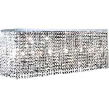Stropní Svítidlo BRITOP Lighting 6xE14 Max. 40W Chrom / Průhledné krystaly