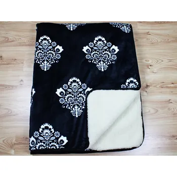 Obraz Dvojitá deka VLNA-MINKY POLAR vzor parzenica