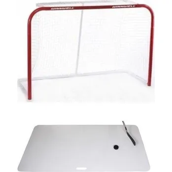 Hokejová branka Winnwell 72 hokejová branka - užší konstrukce + Merco Shooting Pad XXL hokejová deska 72 palců + DÁREK + Doprava ZDARMA