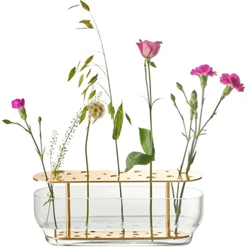 Váza Váza IKEBANA 33 cm, zlatá, sklo, Fritz Hansen