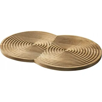 Kuchyňské prkénko DŘEVĚNÉ PRKÉNKO NA KRÁJENÍ Z MANGA 48,5 X 33 CM ŽLUTÉ FSC