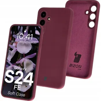 Pouzdro na mobilní telefon Zadní Kryt Bizon pro Samsung Galaxy S24 FE fialová